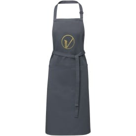 Andrea apron with adjustable neck strap-Donker grijs
