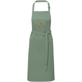 Andrea apron with adjustable neck strap-Heather groen