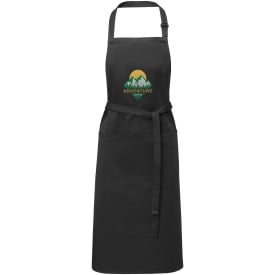 Andrea apron with adjustable neck strap-Zwart