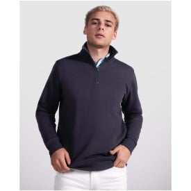 Aneto kwartrits sweater - heren - katoen/polyester - 280 g/m2