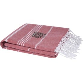 Anna hamamhanddoek van 150 g/m² katoen 100 x 180 cm-Rood