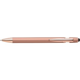 Anthony stylus balpen - aluminium - blauwe inkt - roségouden details-Rosé goud