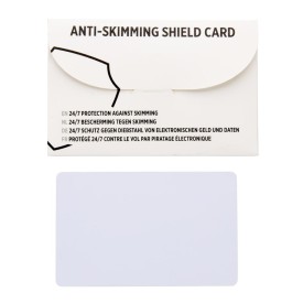 Anti-skimming kaart met stoorzender chip - PVC - 8.6x5.4x0.2cm