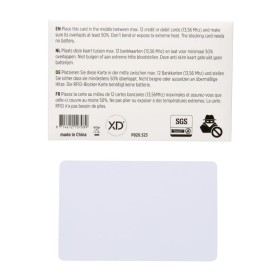 Anti-skimming kaart met stoorzender chip - PVC - 8.6x5.4x0.2cm