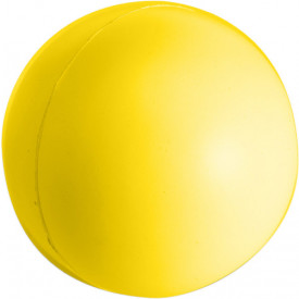 Anti-stess bal van PU foam.-Geel-Zonder opdruk
