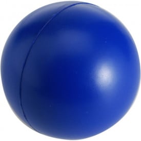 Anti-stress bal van PU foam.-Kobaltblauw