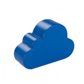 Anti-stress wolkvorm-Blauw-Zonder opdruk