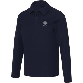 Apollo 245 g/m² uniseks poloshirt met lange mouwen