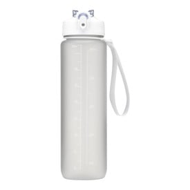 AquaSport RCS Recycled Water Bottle 1 L-Wit