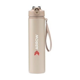 AquaSteel RCS Recycled Water Bottle 750 ml drinkfles-Beige