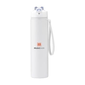 AquaSteel RCS Recycled Water Bottle 750 ml drinkfles-Wit