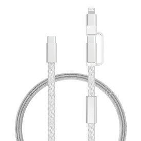 Arc RCS 60W 120 cm 2-in-1 snellaadkabel-Grijs