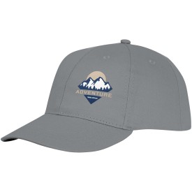 Ares 6 panel cap-Grijs