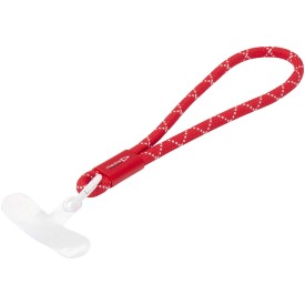 Arich gerecycleerde plastic smartphonepolsband-Rood