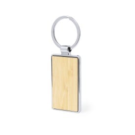 Arixon sleutelhanger - metaal en bamboe