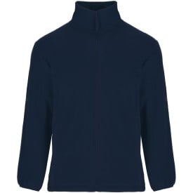 Artic fleece kinderjack met volledige rits-Navy blue