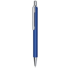 Arvent balpen - metaal - blauwe inkt - soft touch