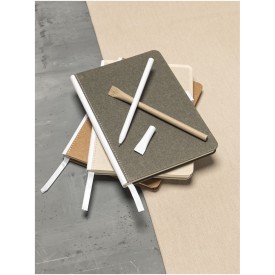 Asilah balpen - gerecycled papier - blauwe inkt - met dop