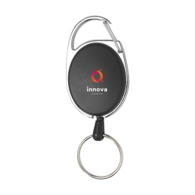 Aspen RollerClip Keychain-Zwart