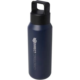 Astra 600 ml RCS-gecertificeerde waterfles van gerecycled roestvrij staal met koperen vacuümisolatie (geschikt voor koolzuurhoudende dranken)