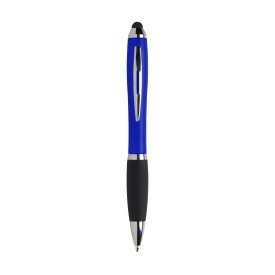Athos Colour stylus balpen - kunststof - blauwe inkt - metallic - rubberen grip