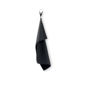 atoll 30 microvezel handdoek-Zwart