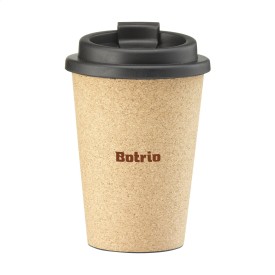 Attea beker 350ml - Kurk/PP - met schroefdeksel en klikopening