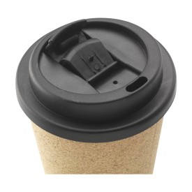 Attea beker 350ml - Kurk/PP - met schroefdeksel en klikopening