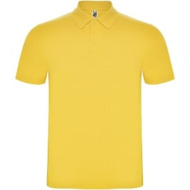 Austral unisex polo met korte mouwen-Geel