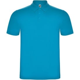 Austral unisex polo met korte mouwen-Turquoise