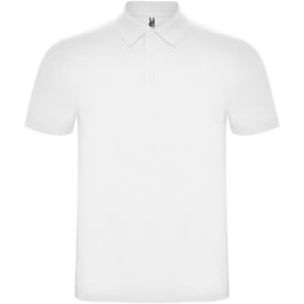 Austral unisex polo met korte mouwen-Wit