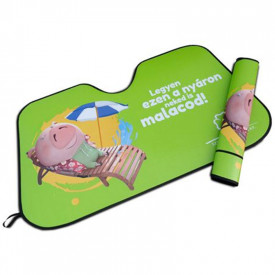 Auto zonnescherm basic - aluminium noppenfolie - 130x70 cm