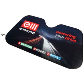 Auto zonnescherm basic - aluminium noppenfolie - 130x70 cm