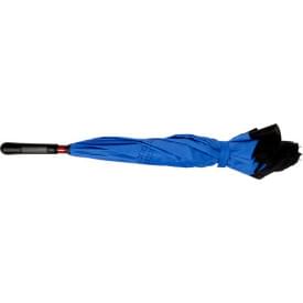 Automatische reversible pongee polyester (190T) paraplu-Blauw