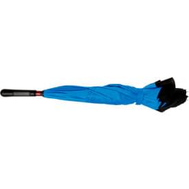 Automatische reversible pongee polyester (190T) paraplu-Lichtblauw