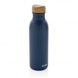 Alvira waterfles 600 ml - RVS recycled - schroefdop