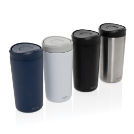 Avira Alix klik beker 400ml - gerecycled staal - vacuümisolatie - lekvrij
