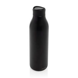 Avira Alok RCS recycled staal 360 waterfles 600ML-Zwart