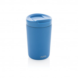 Avira Alya RCS gerecycled roestvrijstalen beker 300ML-Blauw