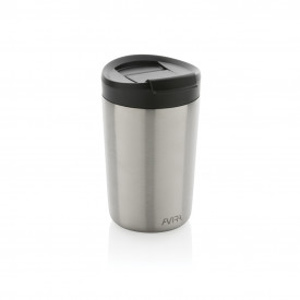 Avira Alya RCS gerecycled roestvrijstalen beker 300ML-Zilver