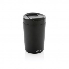 Avira Alya RCS gerecycled roestvrijstalen beker 300ML-Zwart