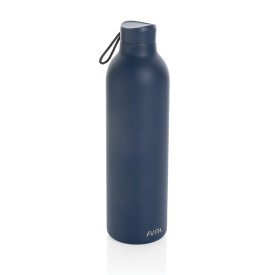 Avira Avior RCS gerecycled roestvrijstalen fles 1L-Donkerblauw