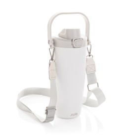 Avira Ayala RCS R-RVS duosip afsluitbare crossbody tumbler-Wit