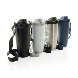 Avira Ayala corssbody tumbler - gerecycled RVS - afsluitbaar