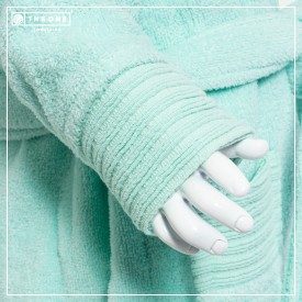 Baby badjas - katoen - 450 g/m² - capuchon