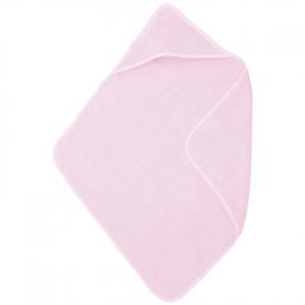 Baby handdoek met capuchon-Lichtroze