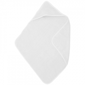 Baby handdoek met capuchon-Wit