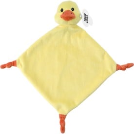 Baby tutdoekje met dierenhoofd - polyester - 19 x 19 cm