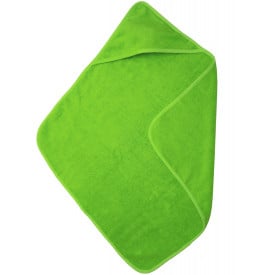 Babyhanddoek met capuchon 75 x 75 cm-Lime
