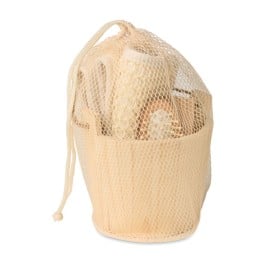 Badcadeauset in houten emmer
